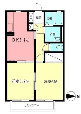 リバーパークの物件間取画像